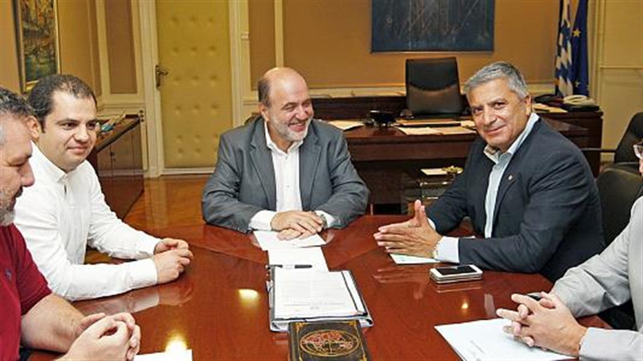 Συνάντηση του Προεδρείου του Ι.Σ.Α. με τον αν. Υπουργό Οικονομίας T. Aλεξιάδη