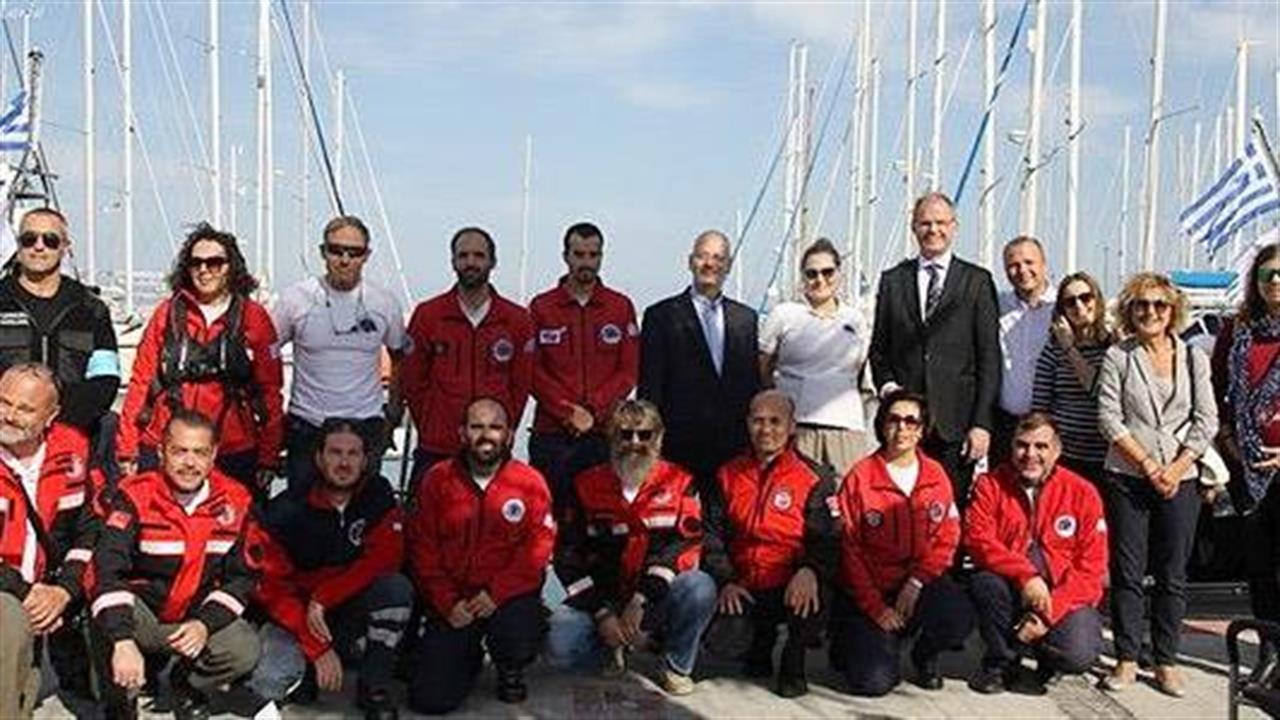 Στην Κω η τελετή παράδοσης των διασωστικών σκαφών της Ελληνικής Ομάδας Διάσωσης «ZETA» και «CHIARA»