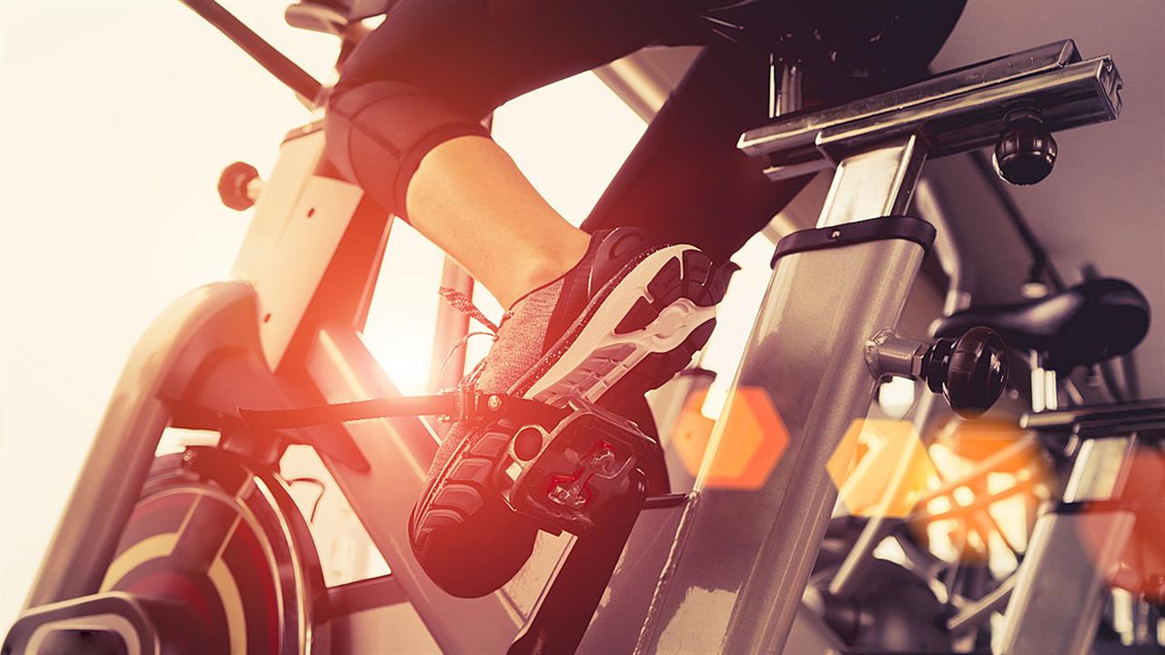 ποδήλατο γυμναστικής χάνει βάρος