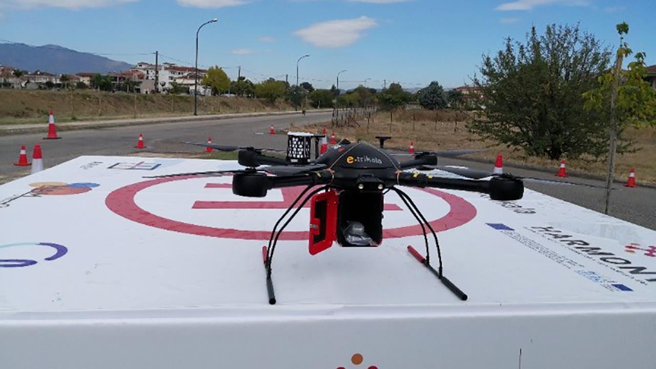 Παράδοση φαρμάκων με drone στα Τρίκαλα