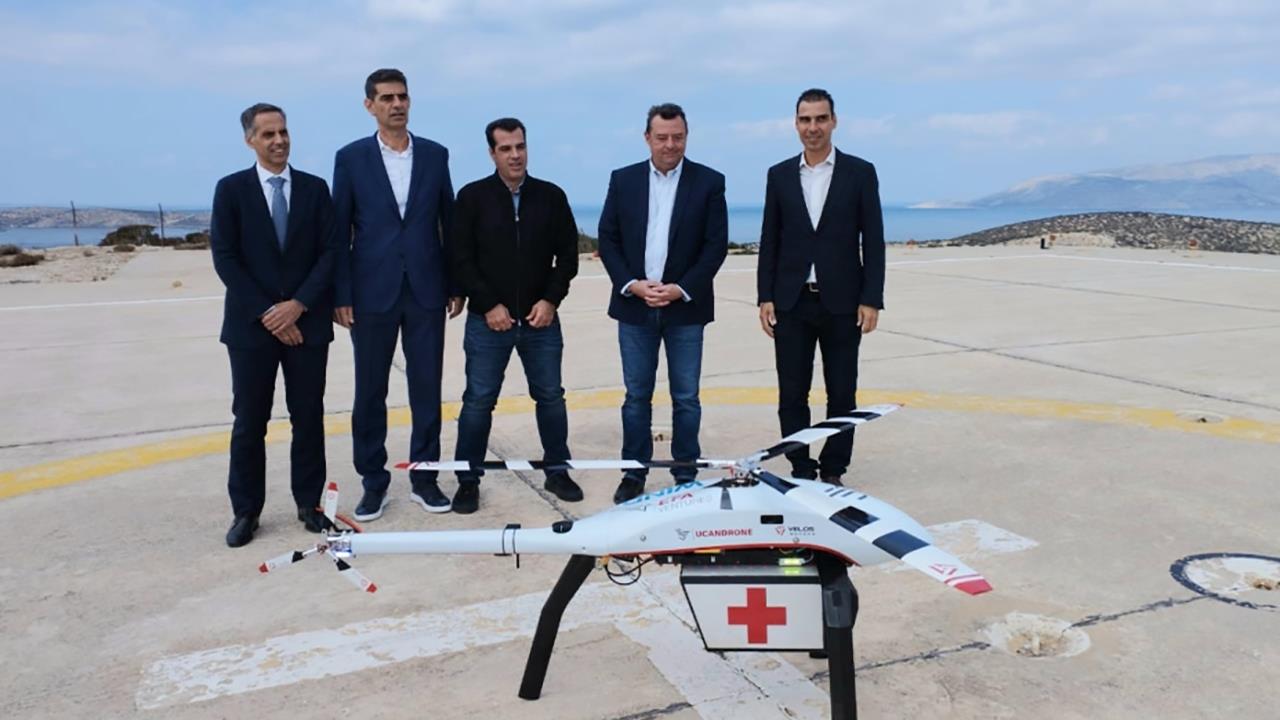 Πλεύρης: Στη Σχοινούσα, για μεταφορά φαρμάκων μέσω drone στις Μικρές Κυκλάδες