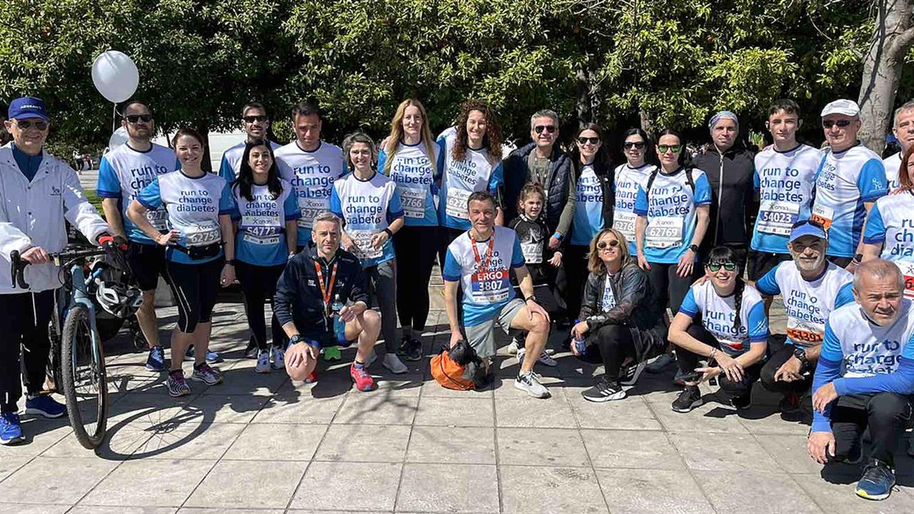 Συμμετοχή της ομάδας Run to Change Diabetes στον Ημιμαραθώνιο της Αθήνας