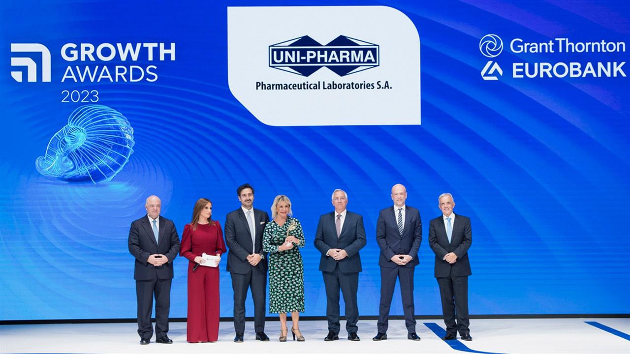 Η UNI-PHARMA στις 6 Growth Winner στα βραβεία Growth Awards