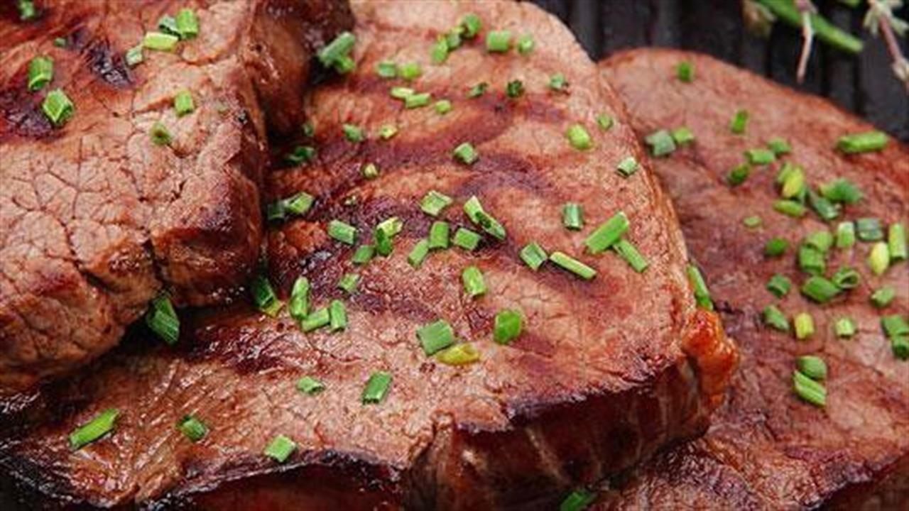 Επισκόπηση: Το κόκκινο κρέας έχει ουδέτερη επίδραση στους παράγοντες κινδύνου για καρδιοπάθεια