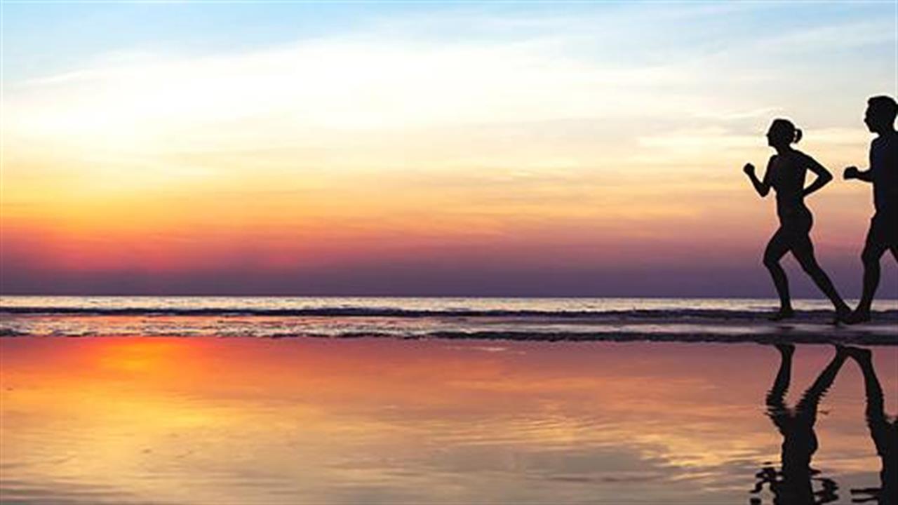 running on beach with or without shoes