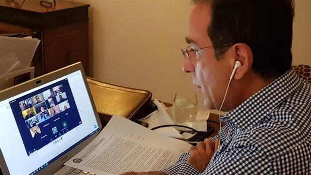 Σύσκεψη του προέδρου του ΙΣΘ Νίκου Νίτσα με το ΔΣ της Ένωσης Ελευθεροεπαγγελματιών Παιδιάτρων Νομού Θεσσαλονίκης