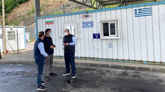 Επίσκεψη του Προέδρου του ΕΟΔΥ στον μεθοριακό σταθμό Νυμφαίας