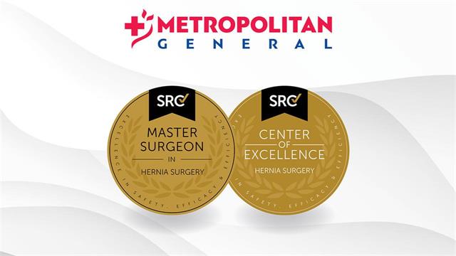 Metropolitan General: Διεθνής διάκριση για το Κέντρο Αριστείας χειρουργικής κηλών κοιλιακού τοιχώματος