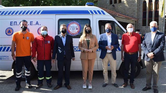 ΥΓΕΙΑ: Δωρεάν διάθεση ενός πλήρως επανδρωμένου ασθενοφόρου στην Επίλεκτη Ομάδα Ειδικών Αποστολών Ελλάδος