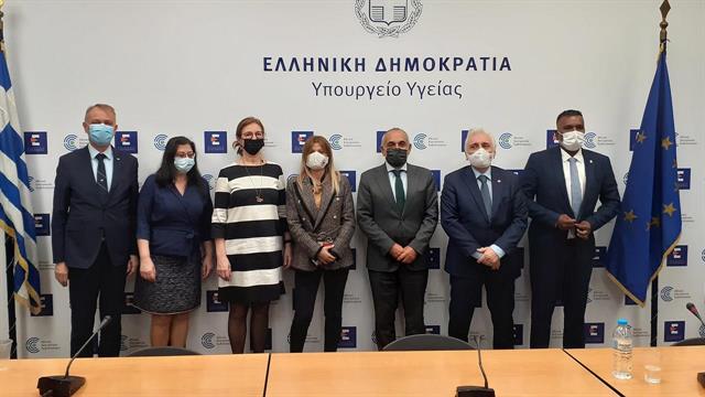 Συνάντηση Γενικού Γραμματέα Δημόσιας Υγείας Παναγιώτη Πρεζεράκου με κλιμάκιο του Διεθνούς Ερυθρού Σταυρού
