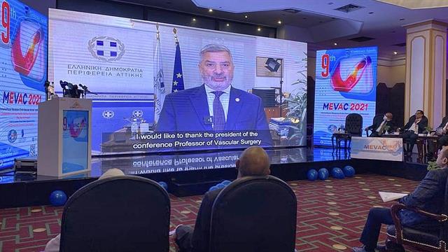 Παρέμβαση του Γ. Πατούλη στο 9ο Παγκόσμιο Συνέδριο Ενδοαγγειακής Χειρουργικής του Πανεπιστημίου Μανσούρα