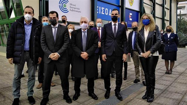 Εγκαινιάστηκε το νέο mega Εμβολιαστικό Κέντρο στη Γλυφάδα