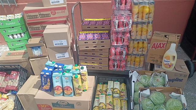 Πολύτιμη δωρεά στο Άσυλο Ανιάτων από την Τράπεζα Τροφίμων