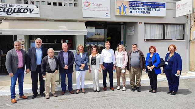 Επίσκεψη της Υφυπουργού Υγείας Ζωής Ράπτη στον Άγιο Νικόλαο Λασιθίου
