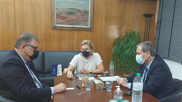 Συνάντηση του προέδρου του ΠΙΣ με την αναπληρώτρια υπουργό Υγείας