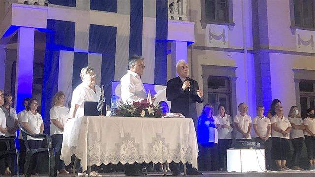 Ο Πρόεδρος του Ε.Ε.Σ. στην καλοκαιρινή εκδήλωση  “παγωτό” του Π.Τ.  Ε.Ε.Σ. Λήμνου