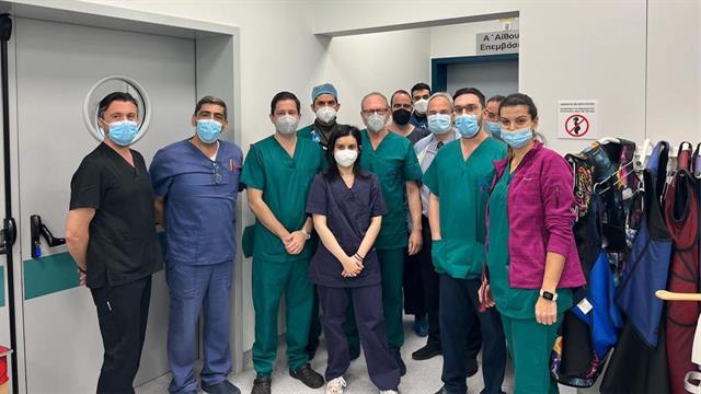 Πρώτη διακαθετηριακή εμφύτευση αορτικής βαλβίδας  (TAVI) στο νοσοκομείο Σωτηρία
