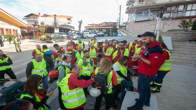 Άσκηση προσομοίωσης αεροπορικού ατυχήματος στο Χορτιάτη