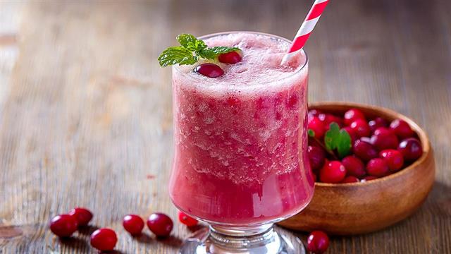 Smoothie με κράνμπερι: Υγιεινό και ελαφρύ