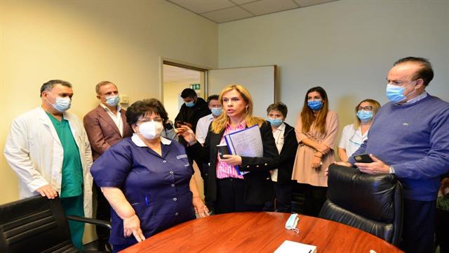 Επίσκεψη  Υφυπουργού Υγείας Ζωής Ράπτη στο Γενικό Ογκολογικό Νοσοκομείο Κηφισιάς ‘’Οι Άγιοι Ανάργυροι’’