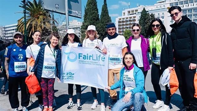 Η FairLife L.C.C. στον 11ο Ημιμαραθώνιο της Αθήνας πλάι στον Χρήστο Αποστολάκο