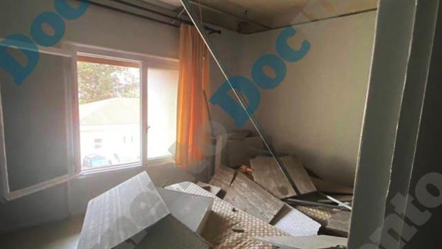 Κατέρρευσε η οροφή στους κοιτώνες των παθολόγων του Ελπίς