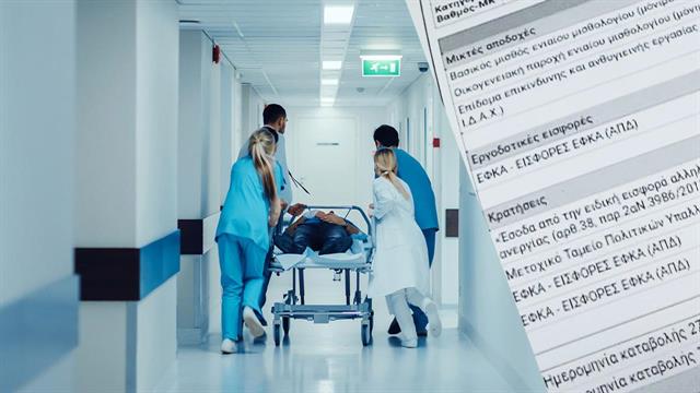 Το χειροκρότημα της Πολιτείας στους υγειονομικούς: Μισθός 687 ευρώ σε τραυματιοφορέα [εκκαθαριστικό]