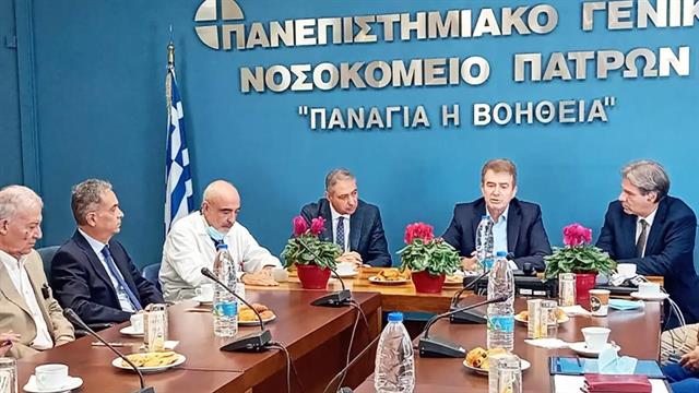 Επίσκεψη Χρυσοχοΐδη στις δομές Υγείας της Πάτρας