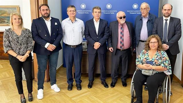 Συνάντηση Χρυσοχοΐδη με το προεδρείο της ΕΣΑμεΑ