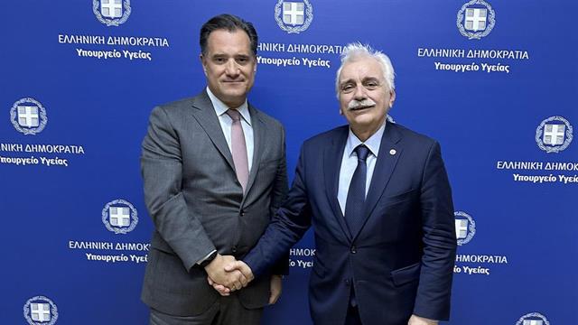 Τον Α. Γεωργιάδη συνάντησε ο πρόεδρος του Ελληνικού Ερυθρού Σταυρού