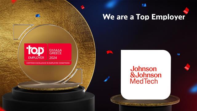Η Johnson & Johnson MedTech κορυφαίος εργοδότης στην Ελλάδα για τρίτη συνεχή χρονιά