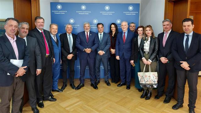 Συνάντηση του Προέδρου της Ελιτούρ Γ. Πατούλη με τον Υπουργό Υγείας Α. Γεωργιάδη