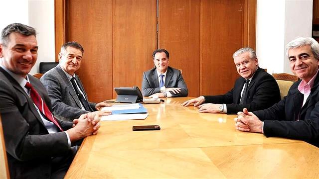 Συνάντηση αντιπροσωπείας του Δ.Σ. της Ελληνικής Καρδιολογικής Εταιρείας με τον Υπουργό Υγείας