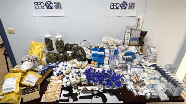 Εγκληματική οργάνωση διακινούσε αναβολικά, φαρμακευτικά σκευάσματα και ακατέργαστη κάνναβη