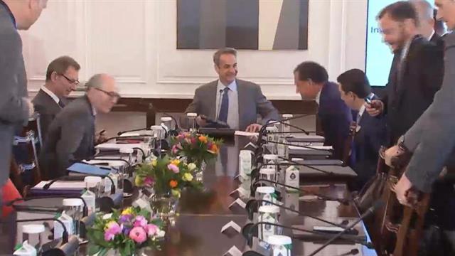 Συνάντηση Μητσοτάκη με τη Διεθνή Ομοσπονδία Φαρμακευτικών Βιομηχανιών και Ενώσεων