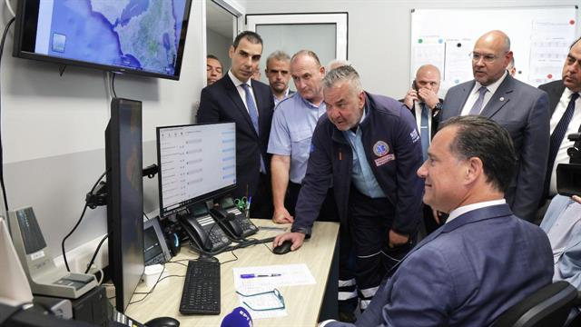 Επίσκεψη Γεωργιάδη - Θεμιστοκλέους στη Μυτιλήνη