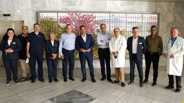 Ο Άδωνις Γεωργιάδης στο Ογκολογικό Κηφισιάς Άγιοι Ανάργυροι