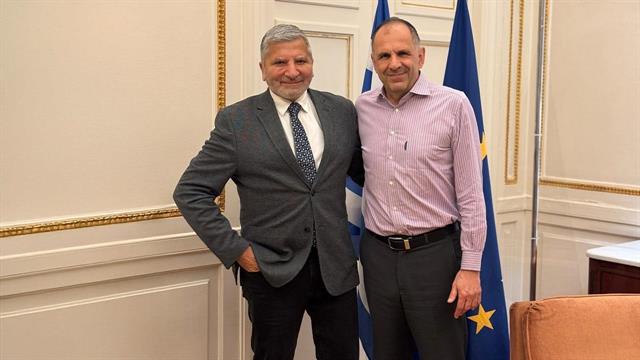 Συνάντηση του Προέδρου του ΙΣΑ και της Ελιτούρ Γ. Πατούλη με τον Υπουργό Εξωτερικών Γ. Γεραπετρίτη