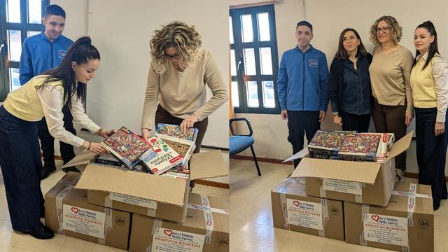 Δώρα από την Πράξη Αγάπης σε νοσηλευόμενους στο Γ. Παπανικολάου