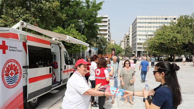 Ο ΕΕΣ τιμά την Παγκόσμια Ημέρα Υγείας με μεγάλη δράση στην Πλατεία Συντάγματος