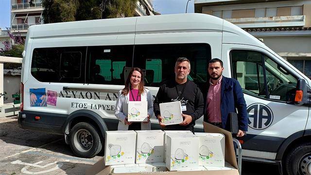 Το Άσυλο Ανιάτων ενισχύεται με δωρεά 1.300 προστατευτικών μασκών από την MF Clothing