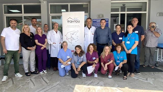 Θερμή υποδοχή των κατοίκων Κρεστένων στο Metropolitan Hospital και το πρόγραμμα Παντού