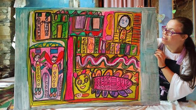 LLoxy, ηθοποιός και ζωγράφος με σύνδρομο Down: Όταν η τέχνη ρίχνει εμπόδια της αναπηρίας