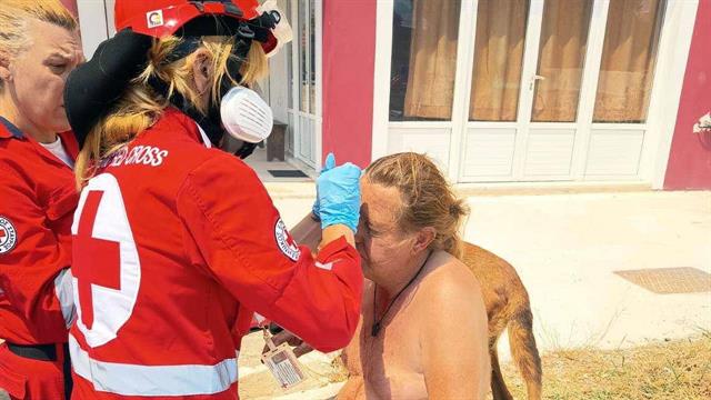 Εθελοντές Σαμαρείτες – Διασώστες του Ε.Ε.Σ. επιχειρούν στις πυρόπληκτες περιοχές της Ζακύνθου