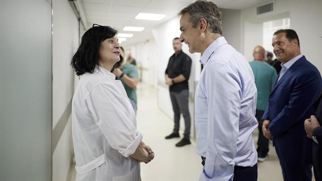 Επίσκεψη Μητσοτάκη στο Ιπποκράτειο της Αθήνας