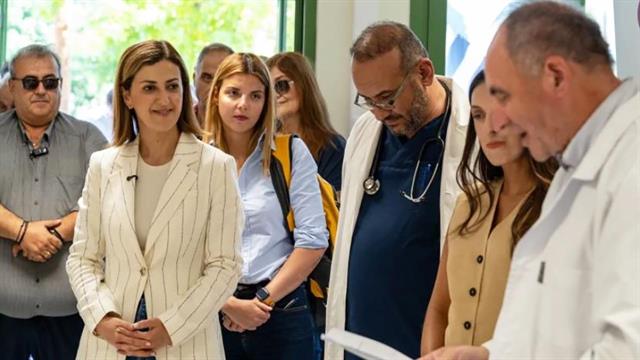 Επίσκεψη Αγαπηδάκη στη Δράμα - Εγκαίνια Κέντρου Υγείας Παρανεστίου και δράσεις των ΚΟΜΥ