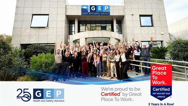 Όμιλος GEP: Για τρίτη χρονιά αναδεικνύεται Great Place To Work®
