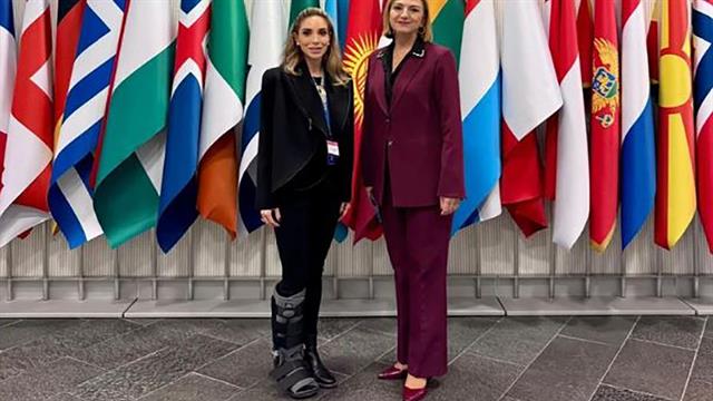 Βίβιαν Βιλδιρίδη: Στο καθήκον, ακόμη και με κάταγμα στο πόδι