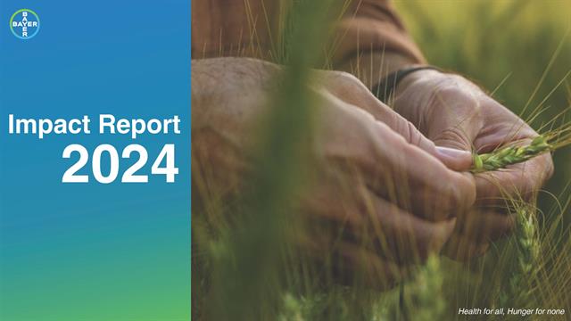 Impact Report 2024: Η Bayer Ελλάς υποστηρίζει με συνέπεια τη δέσμευσή της στη βιώσιμη ανάπτυξη