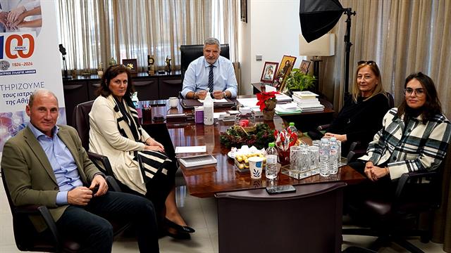 Συνάντηση του Προέδρου του ΙΣΑ με την Πρόεδρο και μέλη του Συμβουλίου Ελέγχου Επικοινωνίας